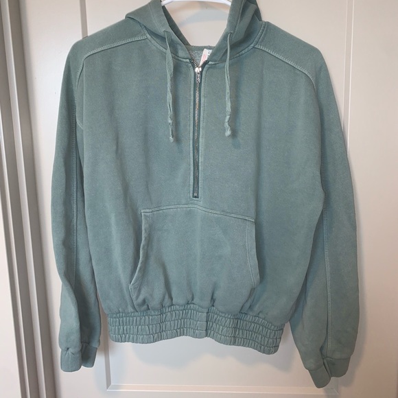 Free people movement 3/4 zip hoodie - Picture 2 of 5